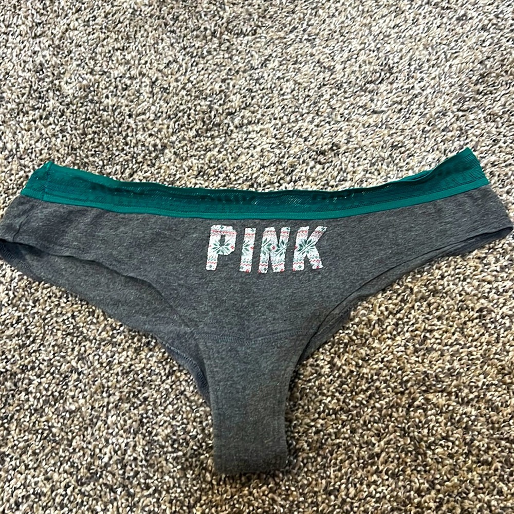 VS/pink extra low rise cheekster panties L